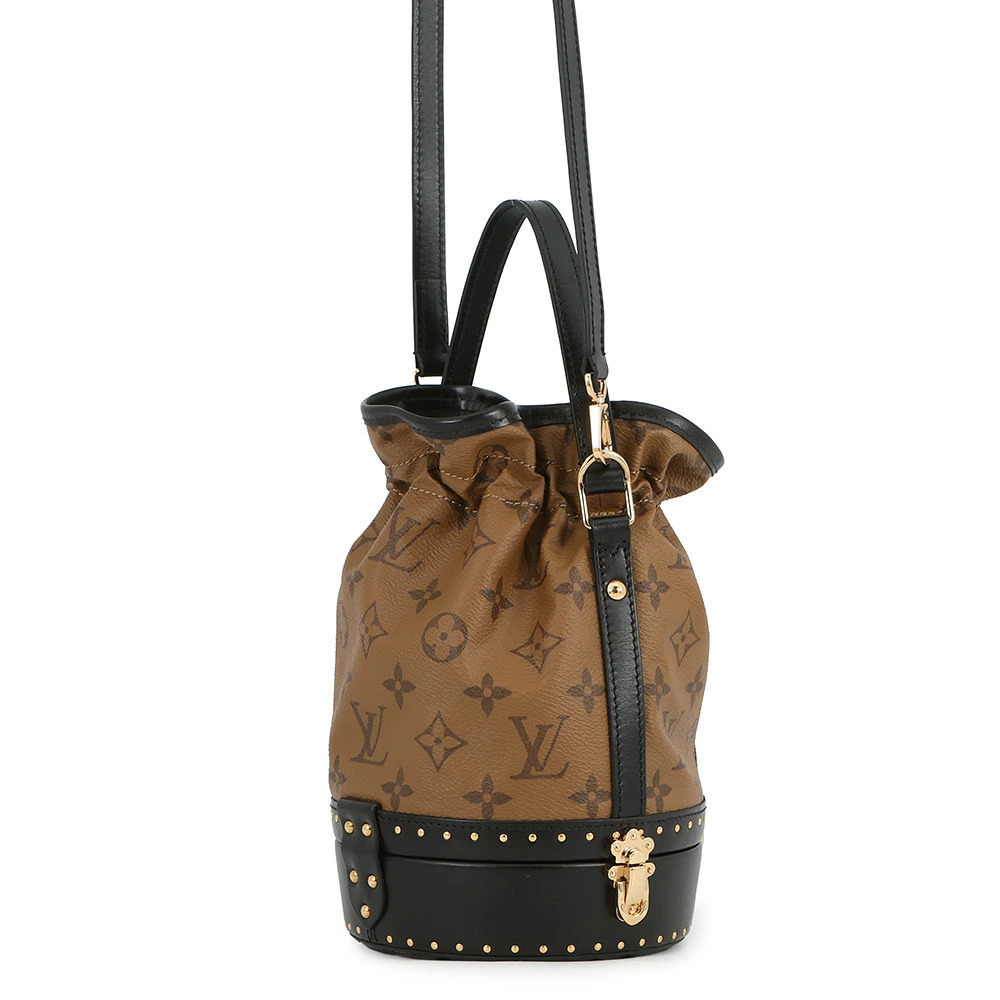 Louis Vuitton Monogram Reverse Trunk Handbag Shoulder Drawstring - Picture 2 of 11